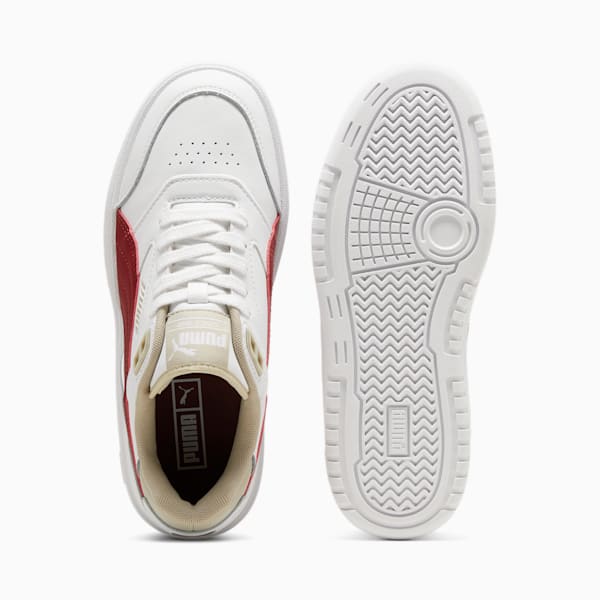PUMA Doublecourt Sneakers Unisex, PUMA White-Intense Red, large-ZAF