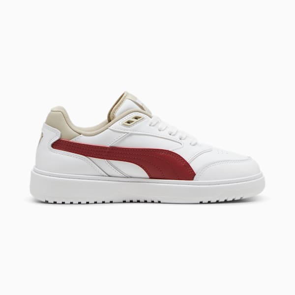 PUMA Doublecourt Sneakers Unisex, PUMA White-Intense Red, large-ZAF