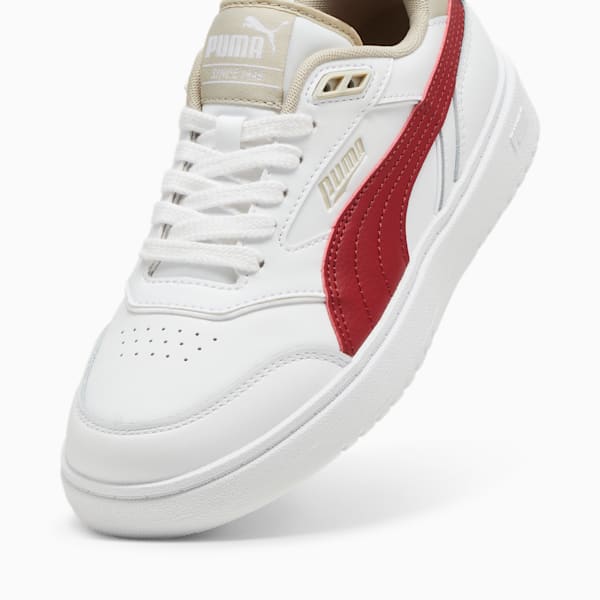 PUMA Doublecourt Sneakers Unisex, PUMA White-Intense Red, large-ZAF