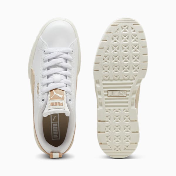 Mayze OW Sneakers Women, PUMA White-Putty-Warm White, large-ZAF