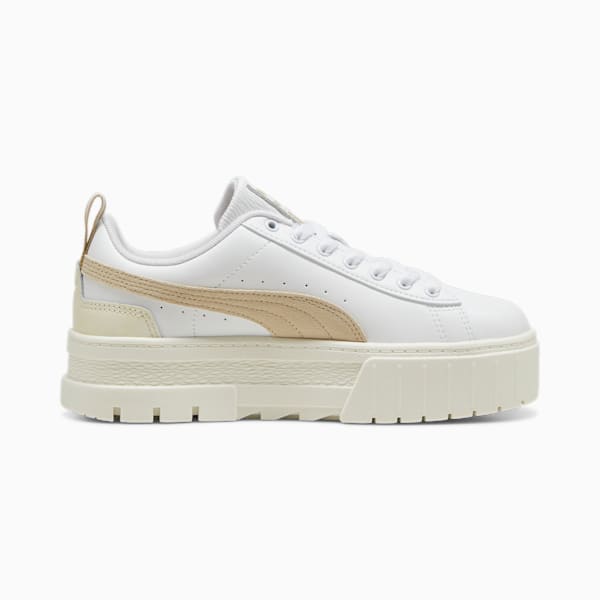 Mayze OW Sneakers Women, PUMA White-Putty-Warm White, large-ZAF