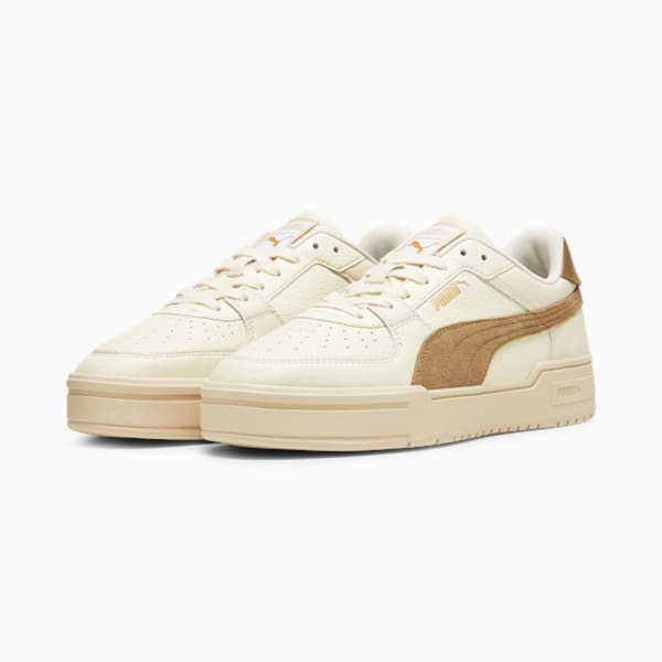 CA Pro OW Sneakers, Alpine Snow-Chocolate Chip-Puma Team Gold, large-ZAF