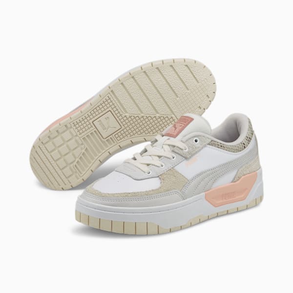 Cali Dream Animalia Snake Sneakers Women, PUMA White-PUMA White-Pristine, large-ZAF