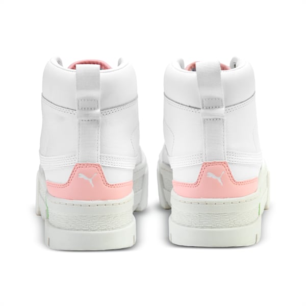 Zapatillas Mayze Binding para mujer, PUMA White-Rose Dust, large-ARG