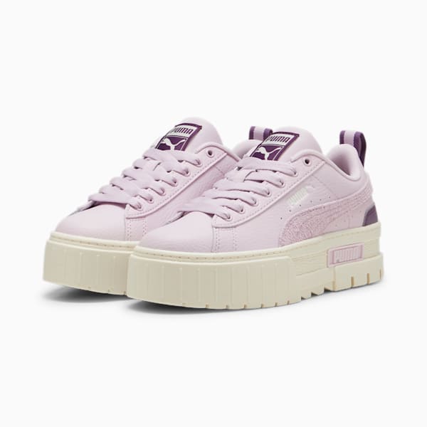 Mayze Dusty Summer Youth Sneakers, Grape Mist-Sugared Almond, large-ZAF
