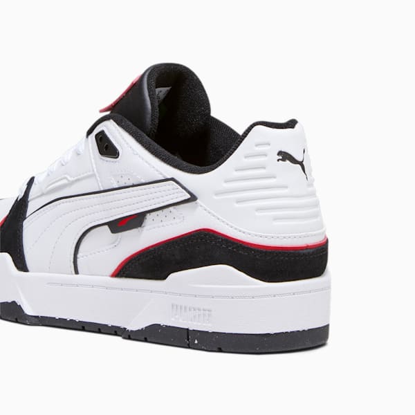 Slipstream Basketball Mix Sneakers, PUMA White-PUMA Black, large-ZAF
