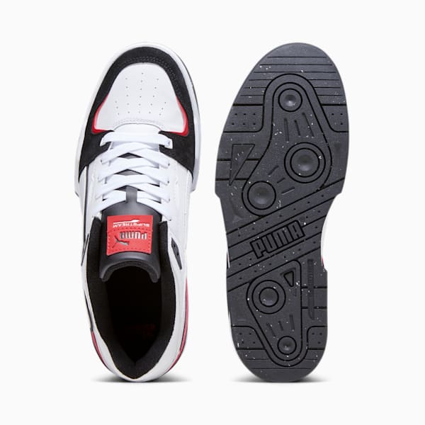 Slipstream Basketball Mix Sneakers, PUMA White-PUMA Black, large-ZAF