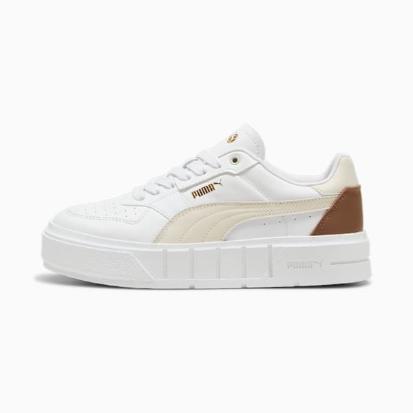 PUMA Cali Court Leather Women's Sneakers, PUMA White-Alpine Snow, large-ZAF