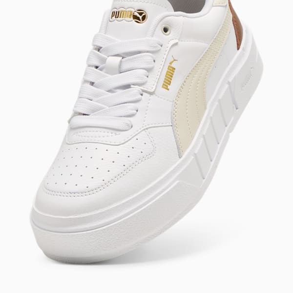 PUMA Cali Court Leather Women's Sneakers, PUMA White-Alpine Snow, large-ZAF