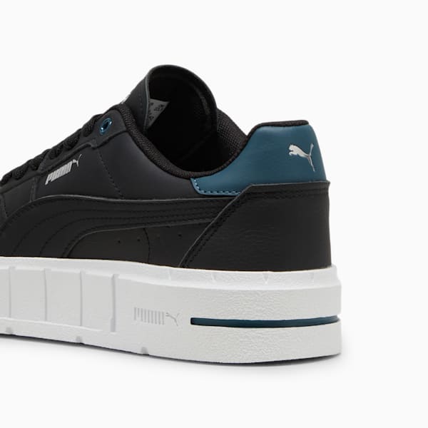 PUMA Cali Court Leather Women's Sneakers, Gray Skies-PUMA White, large-ZAF