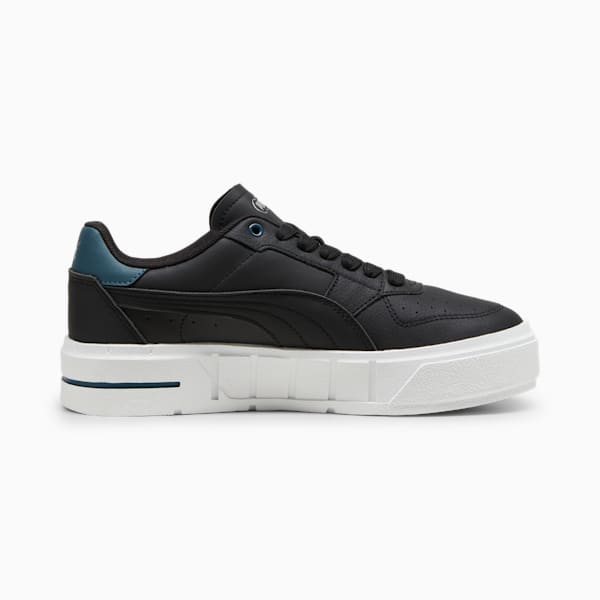 PUMA Cali Court Leather Women's Sneakers, Gray Skies-PUMA White, large-ZAF