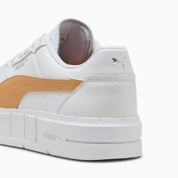 Tenis Cali Court Match para mujer, PUMA White-Warm Beige, large-MEX