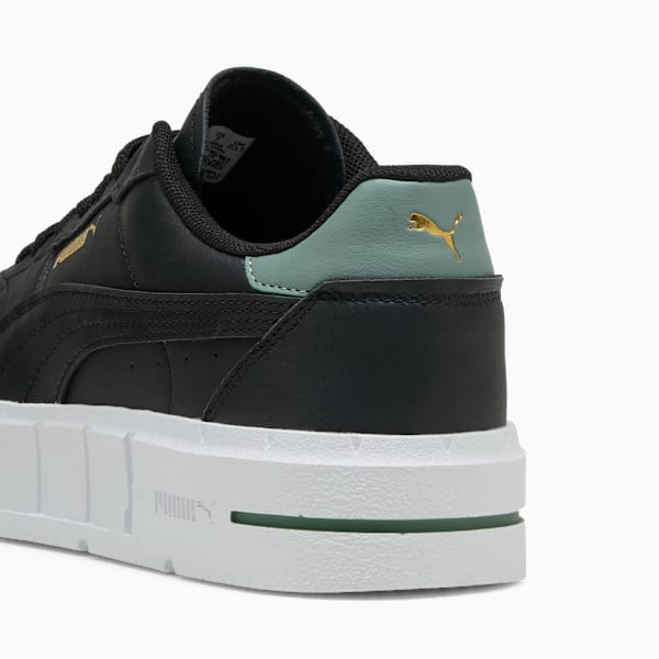 Zapatillas Cali Court Cuero para mujer, PUMA Black-Green Moon, large-ARG