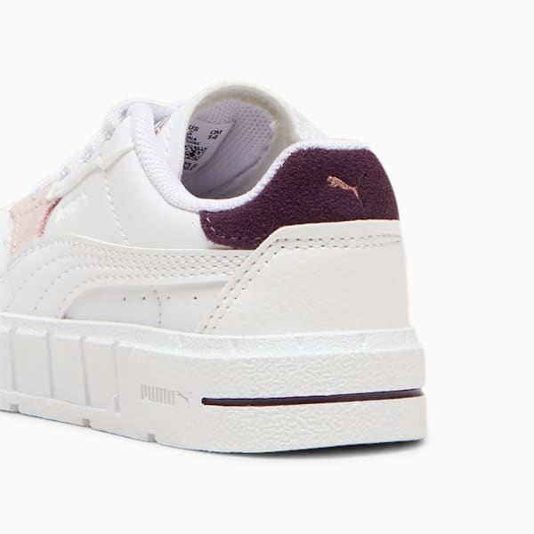 Cali Court Match Toddlers' Sneakers, PUMA White-Midnight Plum, large-ZAF