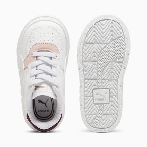Cali Court Match Toddlers' Sneakers, PUMA White-Midnight Plum, large-ZAF