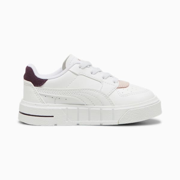 Cali Court Match Toddlers' Sneakers, PUMA White-Midnight Plum, large-ZAF