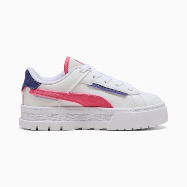 Mayze Crashed Kids' Sneakers, PUMA White-Magic Rose, large-ZAF