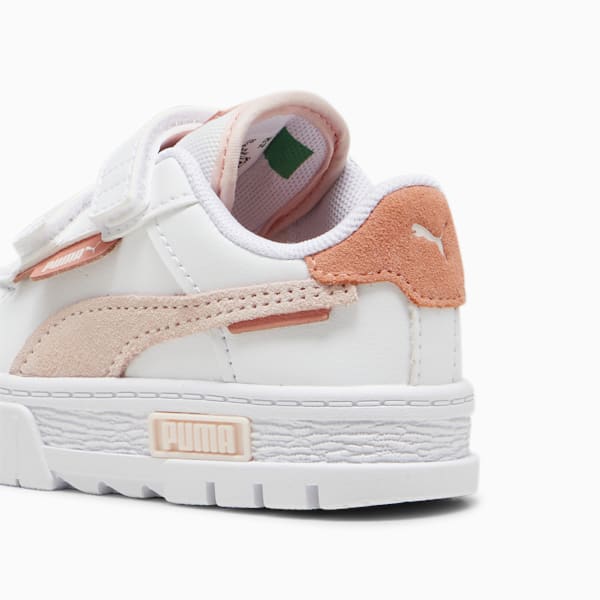 Mayze Crashed Toddlers' Sneakers, PUMA White-Island Pink, large-ZAF