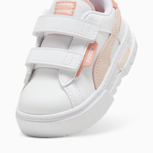 Mayze Crashed Toddlers' Sneakers, PUMA White-Island Pink, large-ZAF