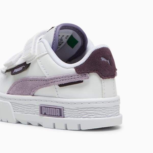 Mayze Crashed Toddlers' Sneakers, PUMA White-Pale Plum, large-ZAF