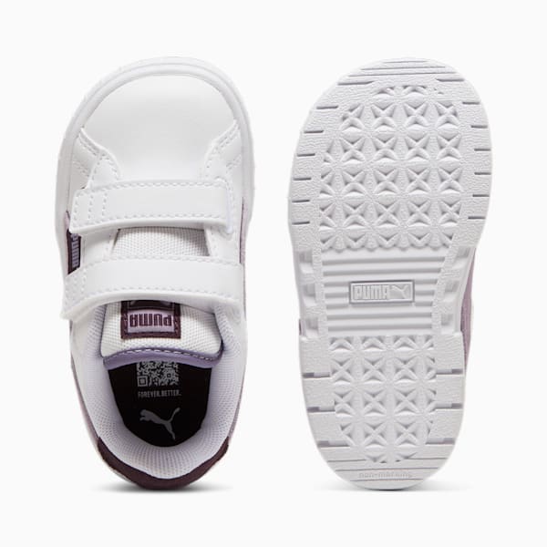 Mayze Crashed Toddlers' Sneakers, PUMA White-Pale Plum, large-ZAF