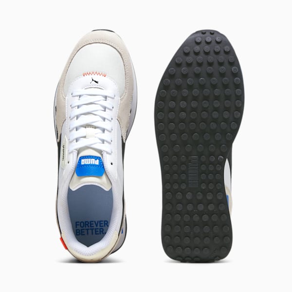 Future Rider Override Sneakers, PUMA White-Frosted Ivory, large-ZAF