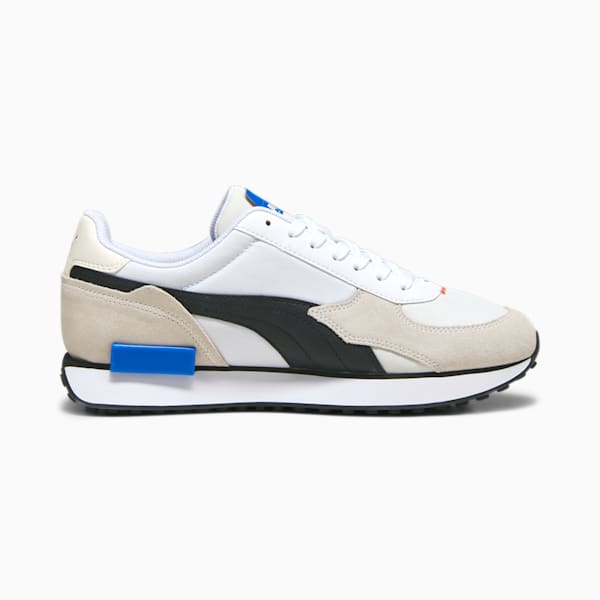 Future Rider Override Sneakers, PUMA White-Frosted Ivory, large-ZAF