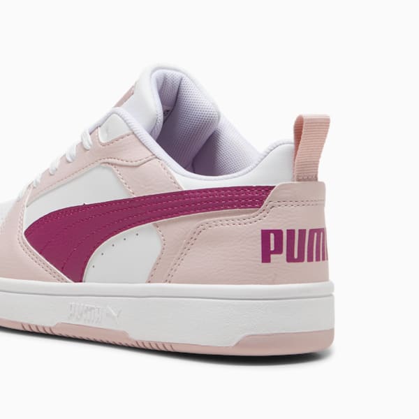 Tenis Rebound V6 Lo para adolescentes, Mauve Mist-Magenta Gleam-PUMA White, large-MEX