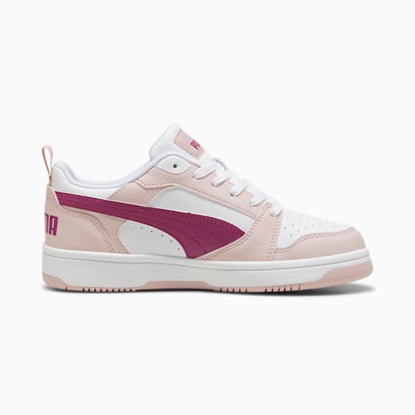Tenis Rebound V6 Lo para adolescentes, Mauve Mist-Magenta Gleam-PUMA White, large-MEX