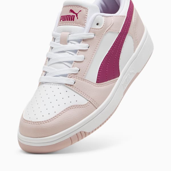 Tenis Rebound V6 Lo para adolescentes, Mauve Mist-Magenta Gleam-PUMA White, large-MEX