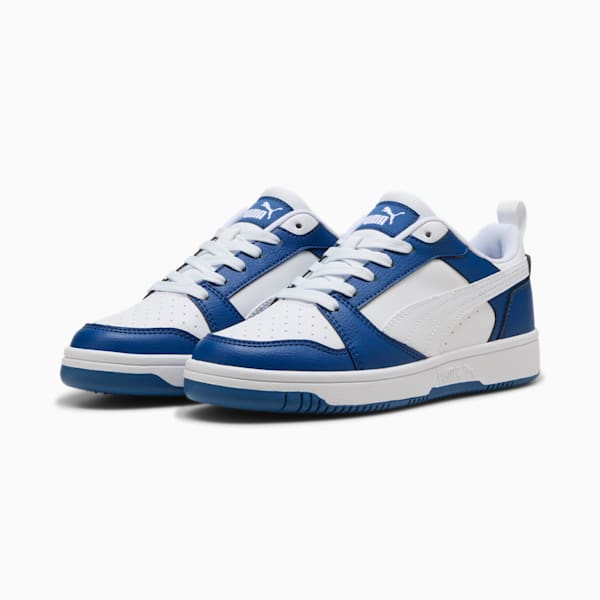 Rebound V6 Lo Youth Sneakers, Clyde Royal-PUMA White, large-ZAF