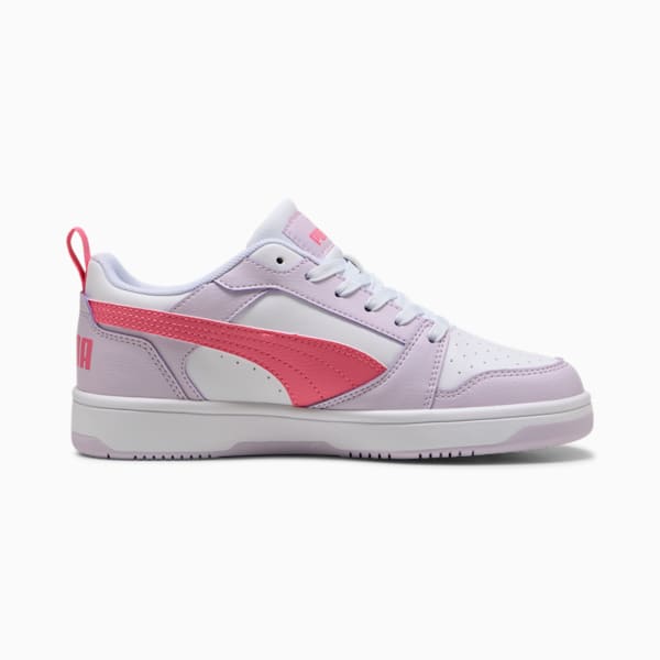 Rebound V6 Lo Youth Sneakers, Lilac Frost-Magic Rose-PUMA White, large-ZAF