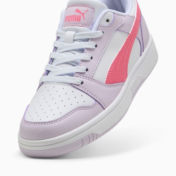Rebound V6 Lo Youth Sneakers, Lilac Frost-Magic Rose-PUMA White, large-ZAF