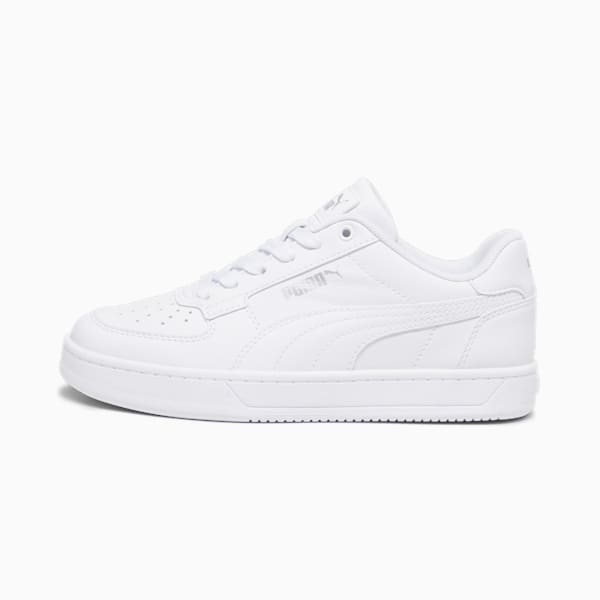 PUMA Caven 2.0 Youth Sneakers, PUMA White-PUMA Silver-PUMA Black, large-ZAF