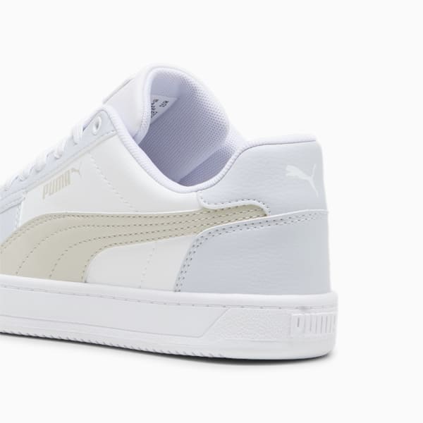 PUMA Caven 2.0 Youth Sneakers, PUMA White-Desert Dust-Silver Mist, large-ZAF