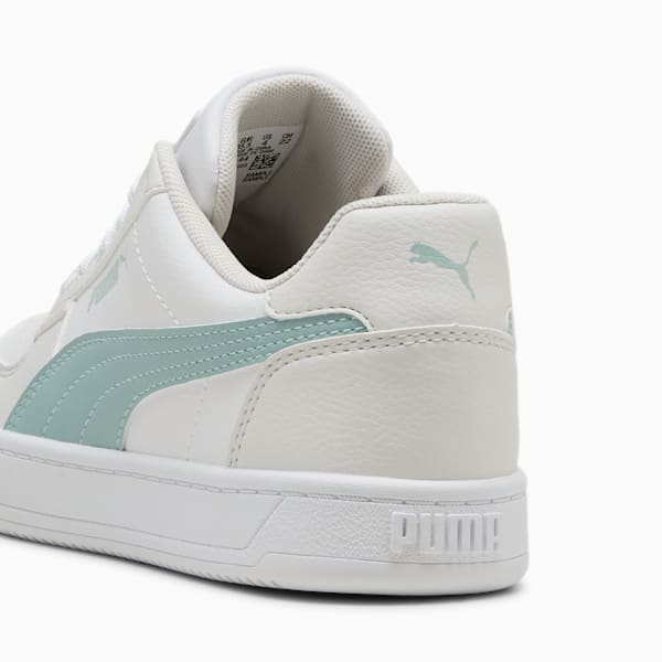 PUMA Caven 2.0 Youth Sneakers, Feather Gray-Modern Mint-PUMA White, large-ZAF