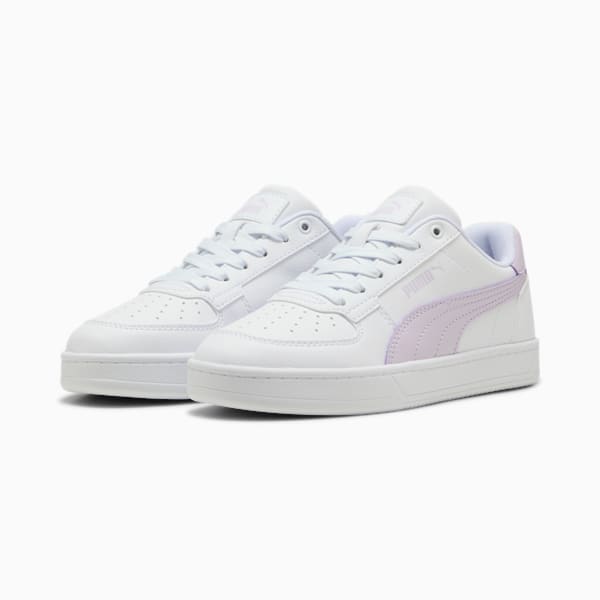 PUMA Caven 2.0 Youth Sneakers, PUMA White-Lilac Frost, large-ZAF