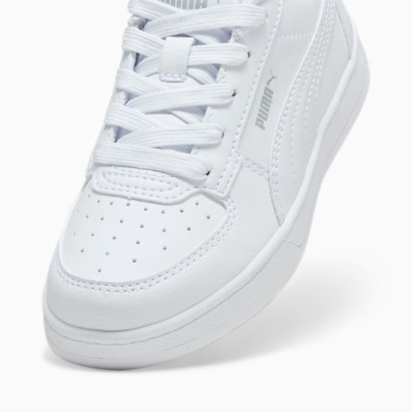 Puma Caven 2.0 Kids Sneakers, PUMA White-PUMA Silver-PUMA Black, large-ZAF