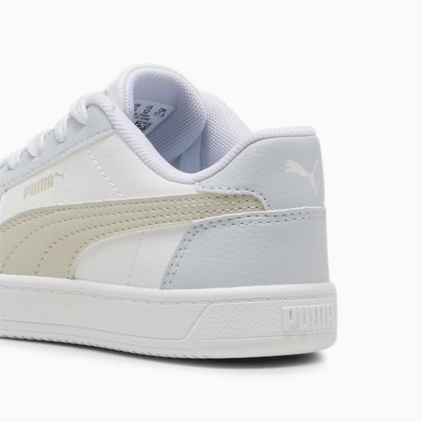 Puma Caven 2.0 Kids Sneakers, PUMA White-Desert Dust-Silver Mist, large-ZAF