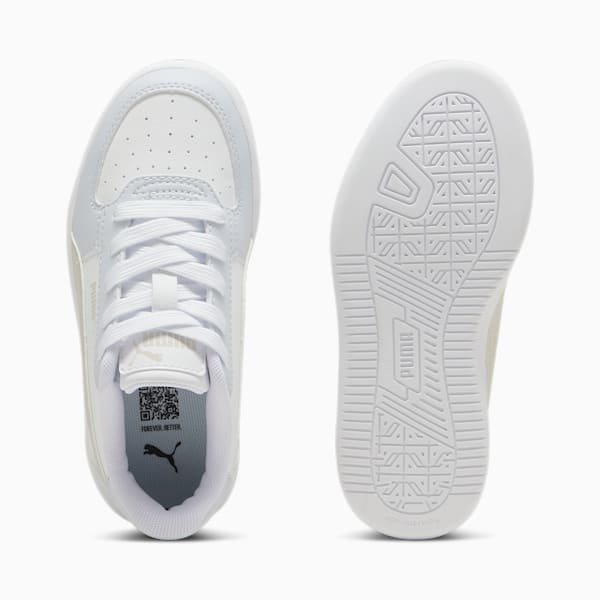 Puma Caven 2.0 Kids Sneakers, PUMA White-Desert Dust-Silver Mist, large-ZAF