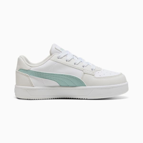 Puma Caven 2.0 Kids Sneakers, Feather Gray-Modern Mint-PUMA White, large-ZAF