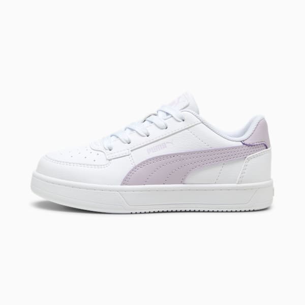 Puma Caven 2.0 Kids Sneakers, PUMA White-Lilac Frost, large-ZAF