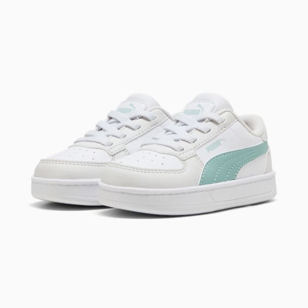 Puma Caven 2.0 Toddler Sneakers, Feather Gray-Modern Mint-PUMA White, large-ZAF