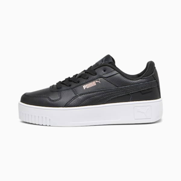 Carina Street Youth Sneakers, PUMA Black-PUMA Black-Rose Gold-PUMA White, large-ZAF