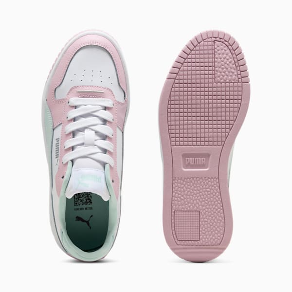 Carina Street Youth Sneakers, PUMA White-Peaceful Blue-Rose Mauve, large-ZAF