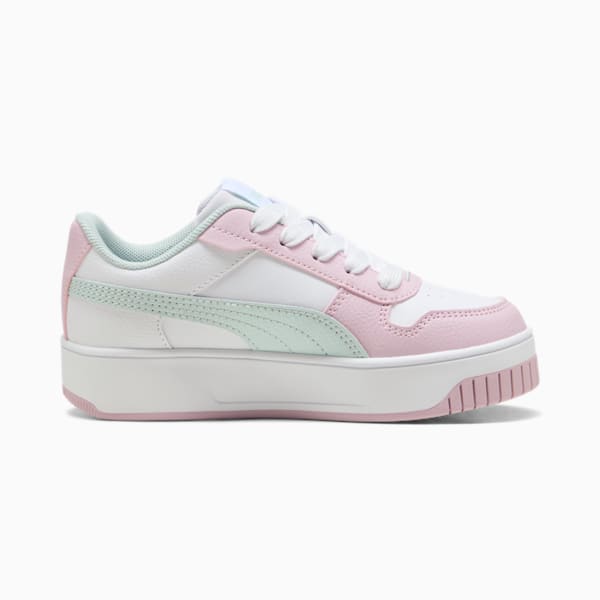 Carina Street Kids' Sneakers, PUMA White-Peaceful Blue-Rose Mauve, large-ZAF