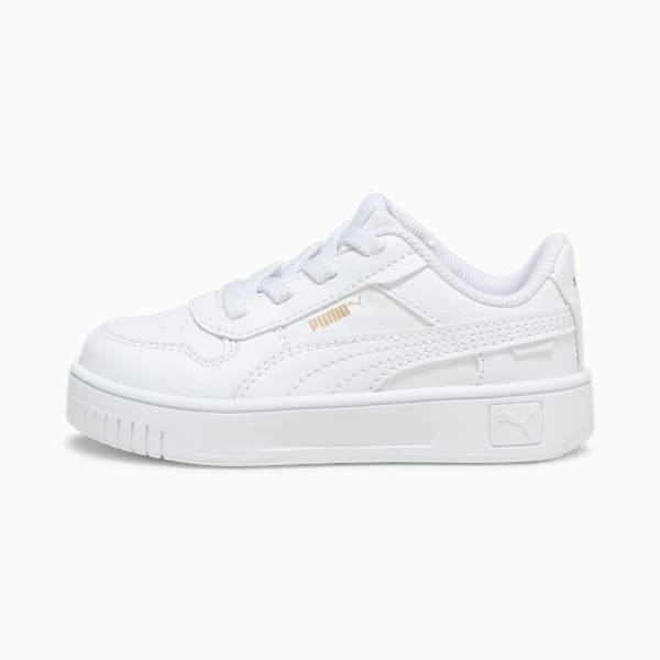 Carina Street Toddlers' Sneakers, PUMA White-PUMA White-PUMA Gold, large-ZAF