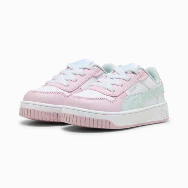 Carina Street Toddlers' Sneakers, PUMA White-Peaceful Blue-Rose Mauve, large-ZAF