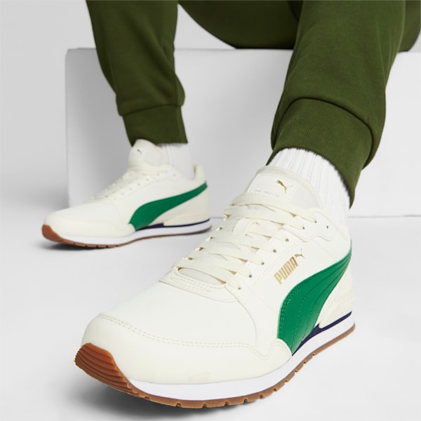 ST Runner 75 Years Sneakers, Warm White-Archive Green-Gold, large-ZAF