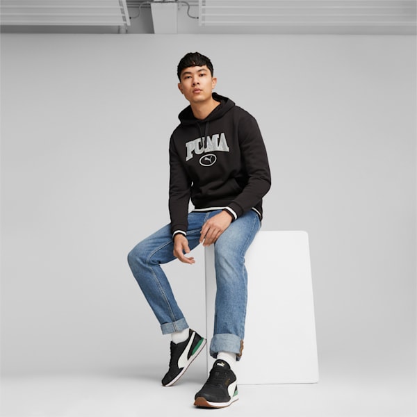 ST Runner 75 Years Sneakers, PUMA Black-Warm White-Archive Green, large-ZAF